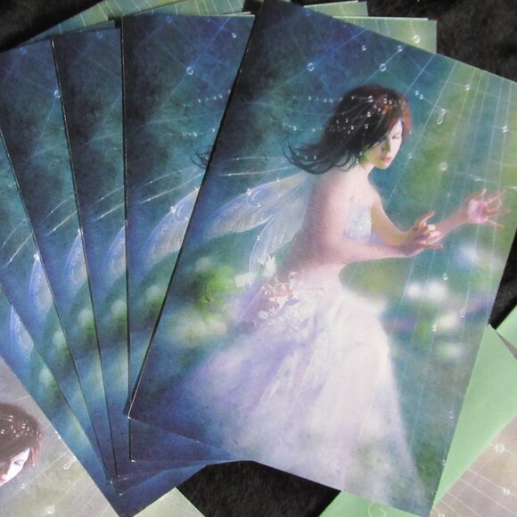 Aimee Stewart Silken Threads 6pk Tree-Free Blank Greeting Cards w Envelopes - Picture 2 of 5